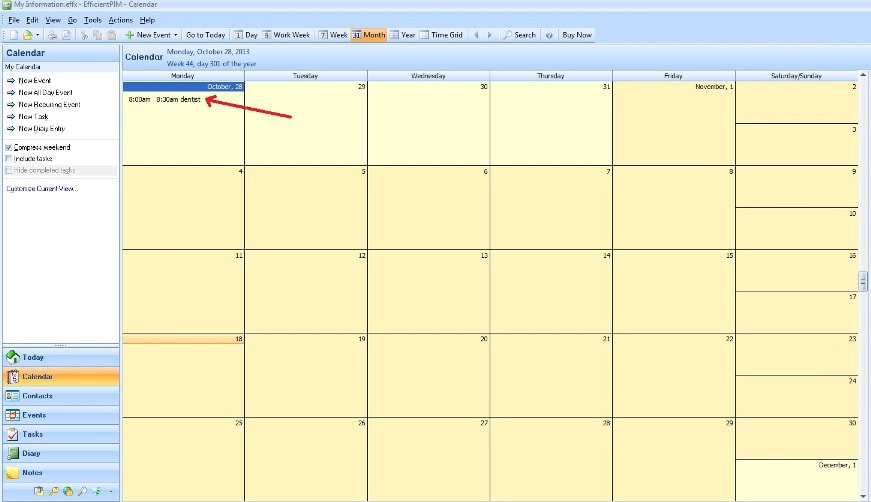 personal information manager