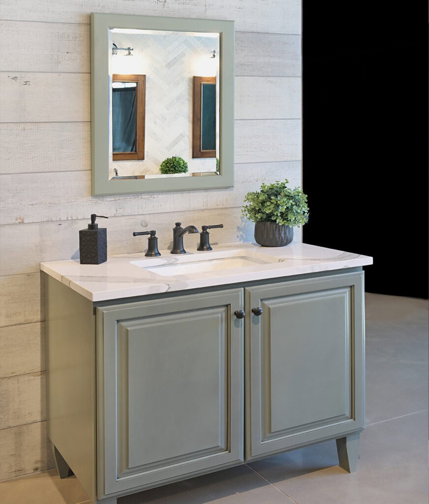 Sage Green Bathroom Vanity