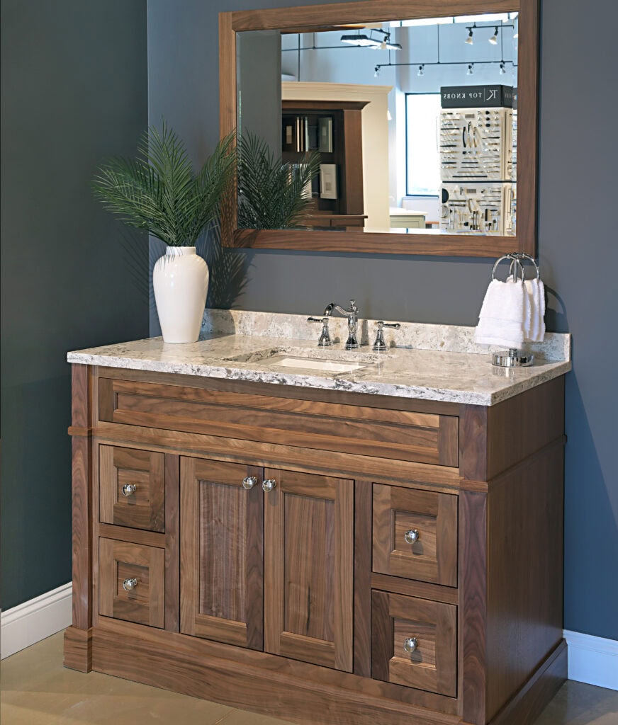 Walnut Bathroom Vanity