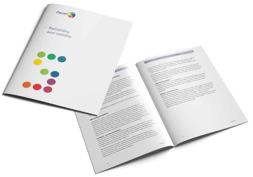 Facet5 Reliability and validity brochure
