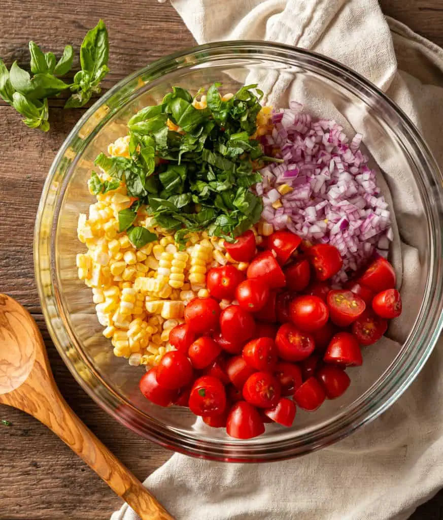 how to make corn tomato salad