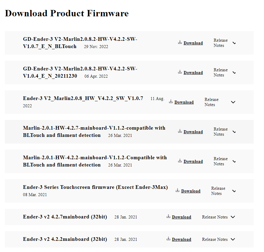 ender 3 firmware files example