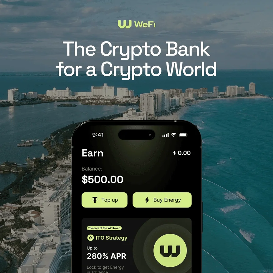 WeFi Deobank - A crypto bank for a crypto world