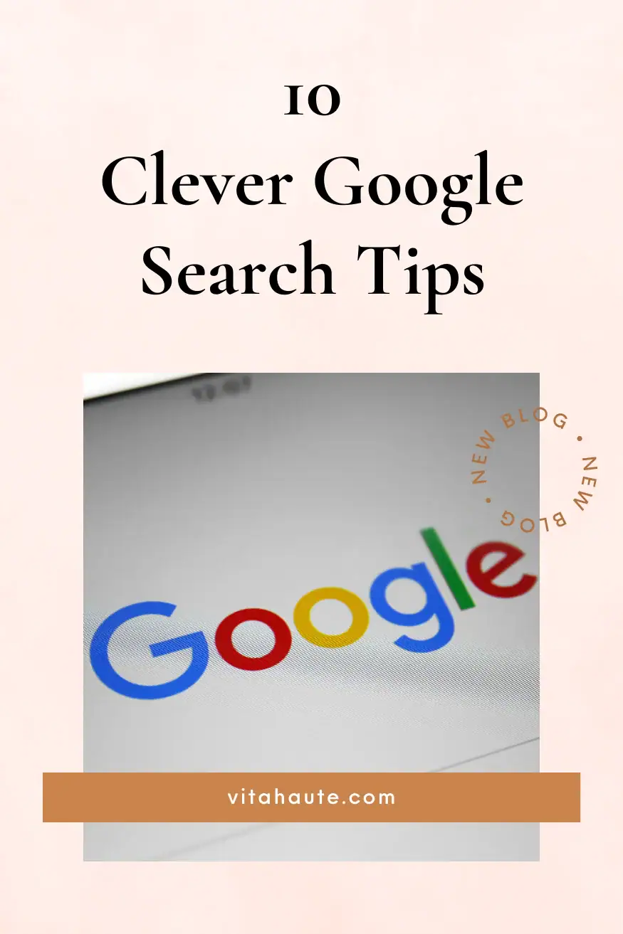 screenshot of a Google search results page with highlighted search bar and relevant search results, illustrating Google search tips and tricks