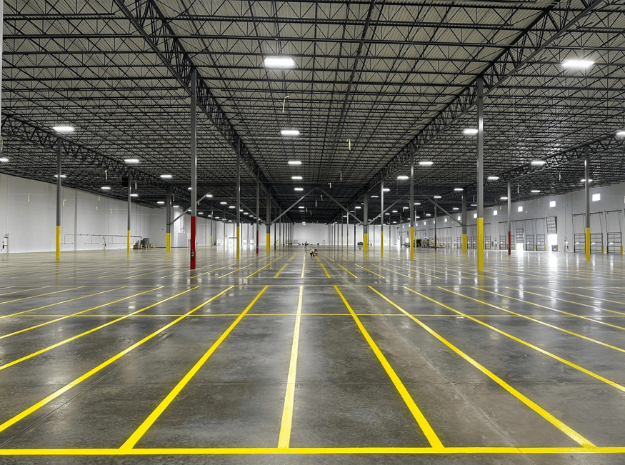 Industrial truck yard for 18-wheelers and logistics fleets