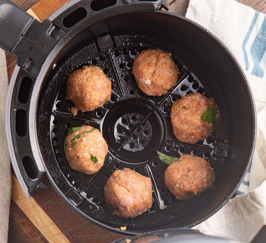 How to Air Fry Meatballs