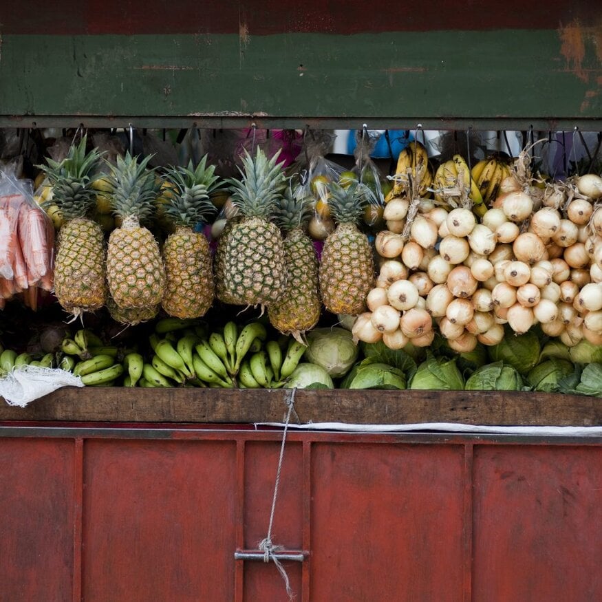 Costa Rica fruit stand