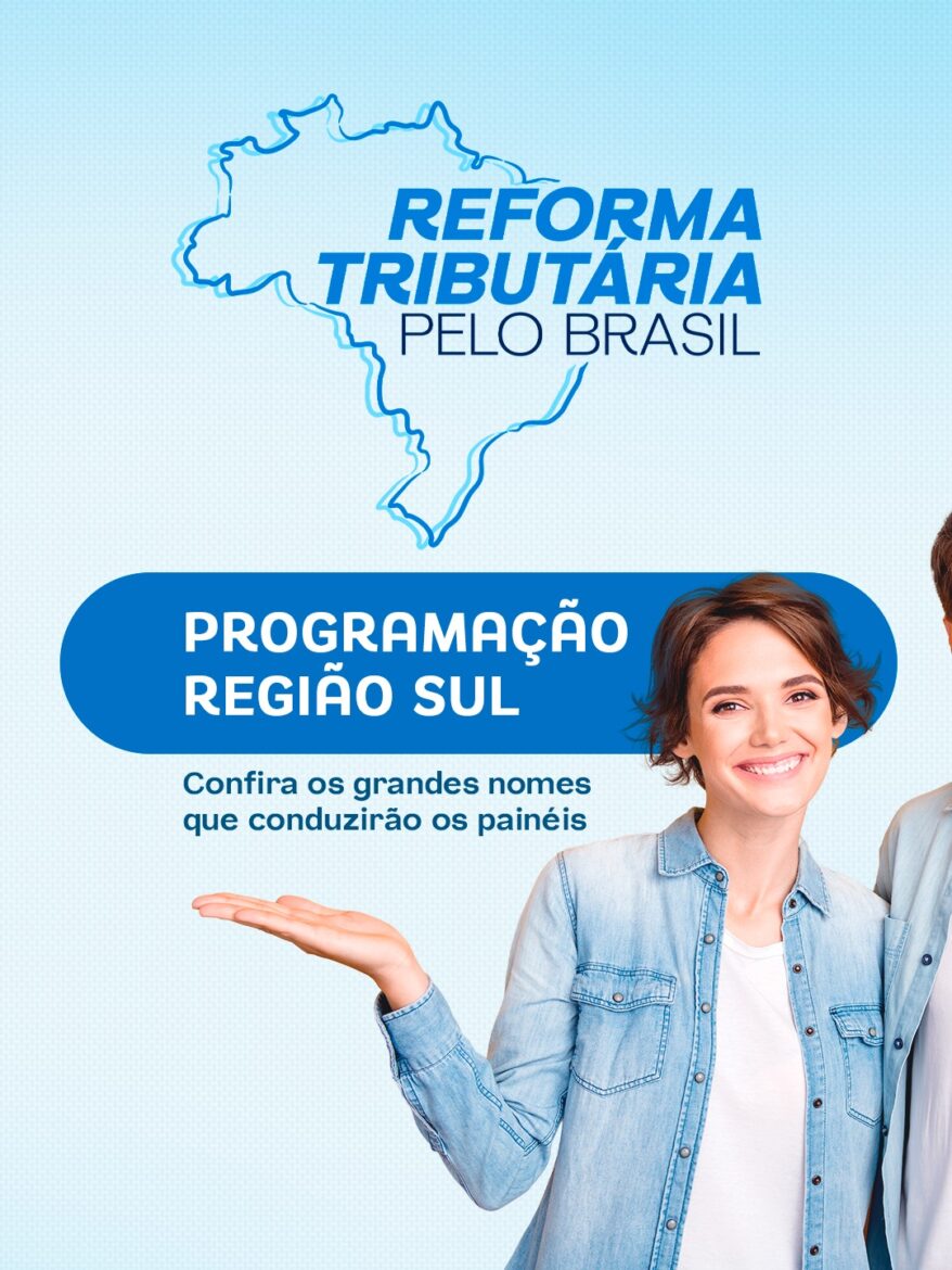 No dia 9 de julho, em Porto Alegre (RS), acontecerá a estreia do projeto “Reforma Tributária pelo Brasil”, promovido pela FENACON e pelo Conselho Federal de Contabilidade (CFC). O primeiro seminário será realizado na Região Sul.