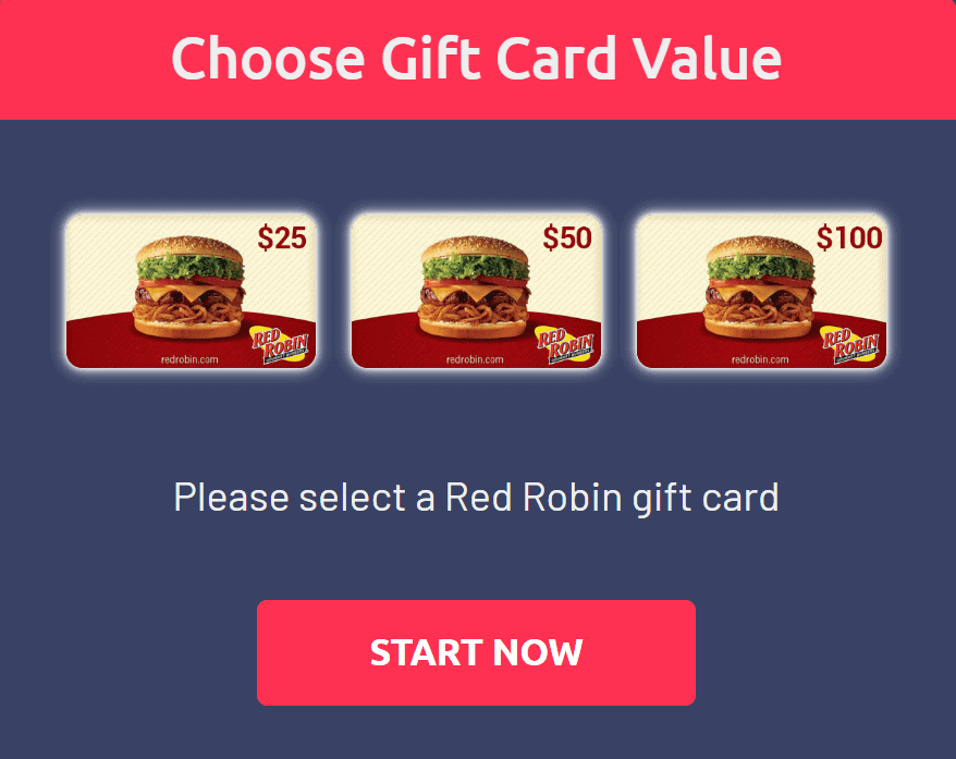 Red Robin Gift Card