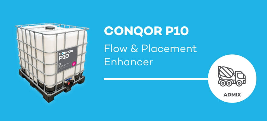 CONQOR P10 - Concrete flow and placement enhancer