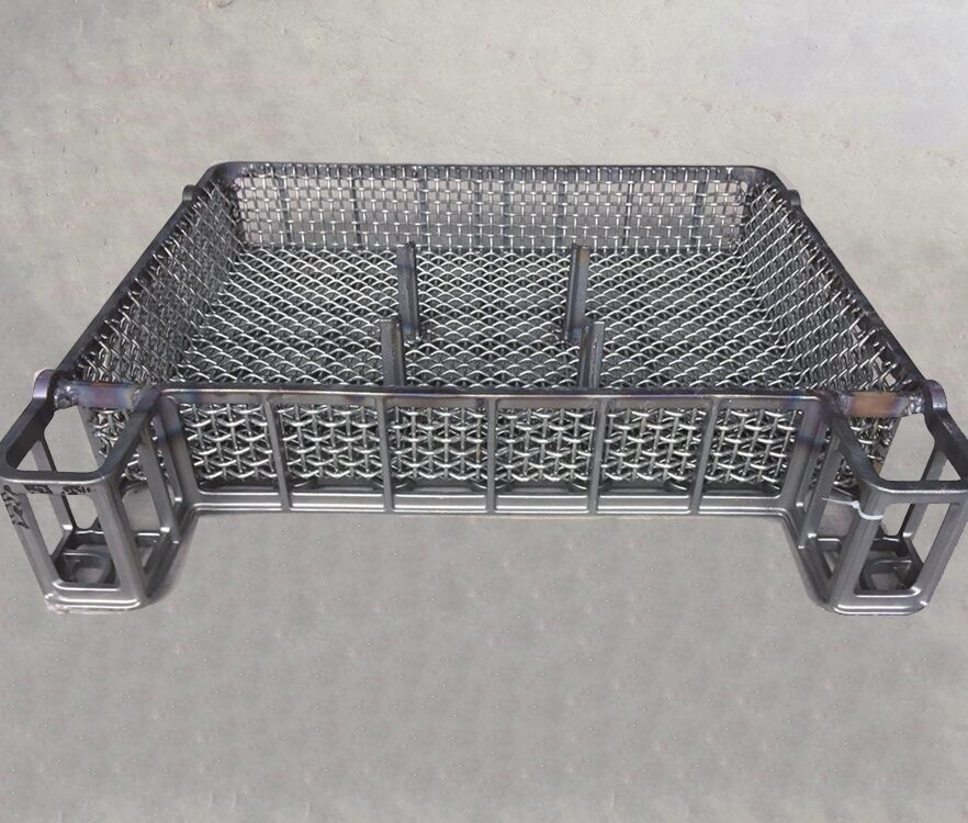 Heat treatment basket HX 5 for industrial furnace processing