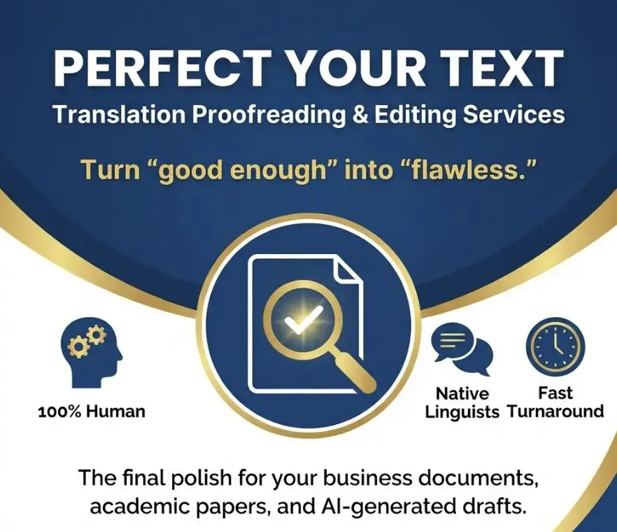Translation proofreading service
