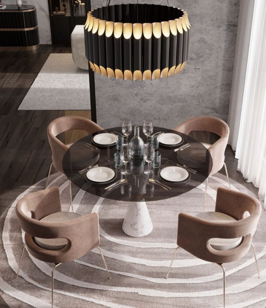 elle-884x1024 elle-884x1024 Luxury dining chairs for modern interiors: modern dining space luxury dining chairs Luxury Dining Chairs for Modern Interiors 5 Elegant Dining Room Ideas elle 884x1024