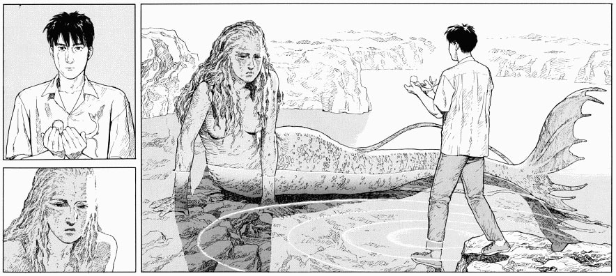 la stirpe della sirena manga sirena spiaggia