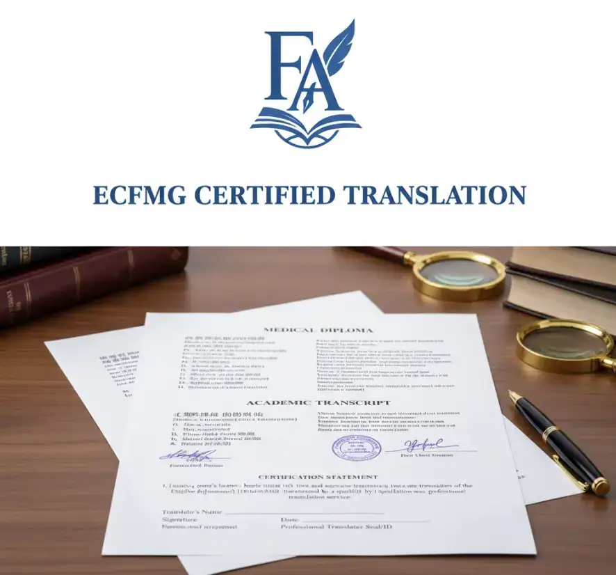 ECFMG certified translation