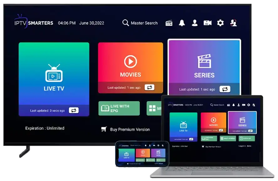 IPTV Smarter pro 8 iptv smarters pro