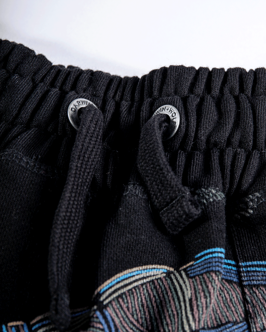 PANTALÓN CORTO DE ALGODÓN TORTUGA PINTADA