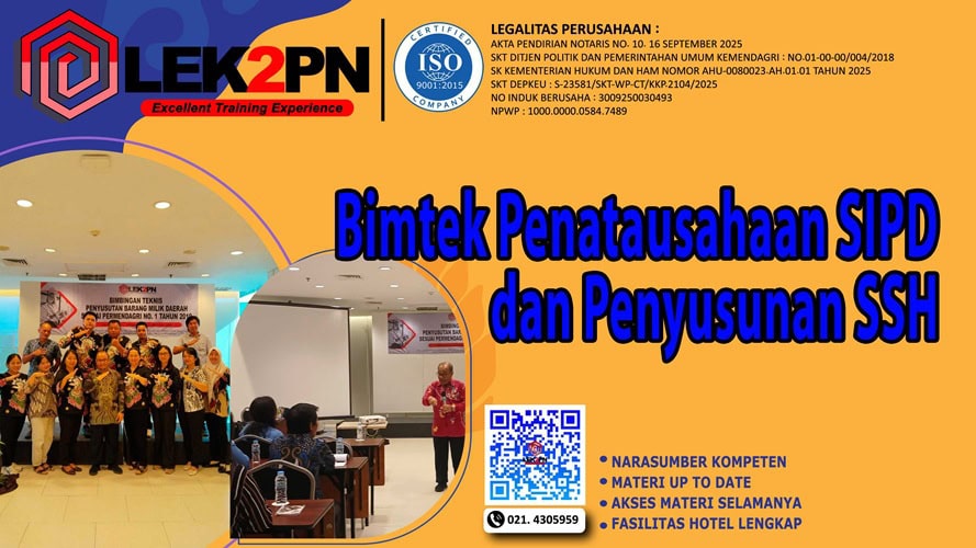 Bimtek Penatausahaan SIPD dan Penyusunan SSH