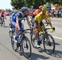 Alaphilippe en Jaune pour l'arrivée à Loudenvielle