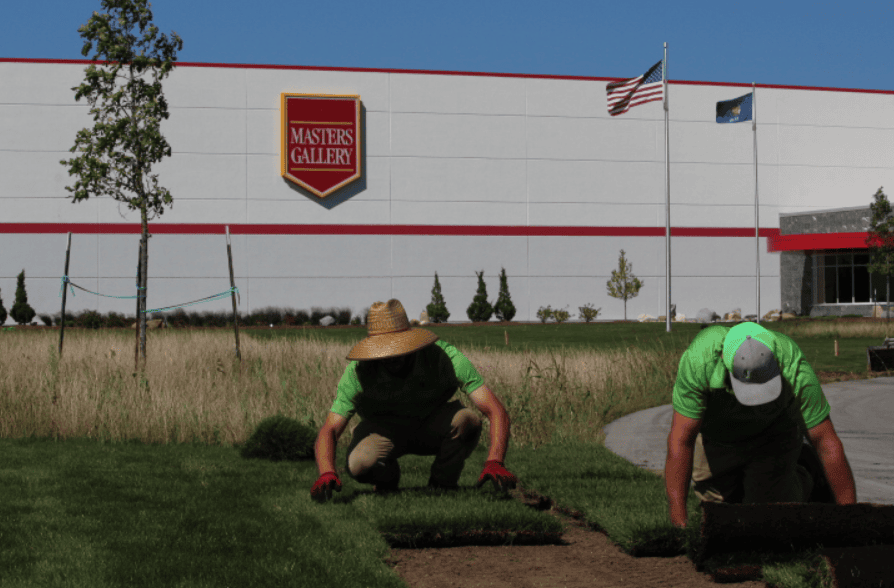Caring for a newly sodded lawn
