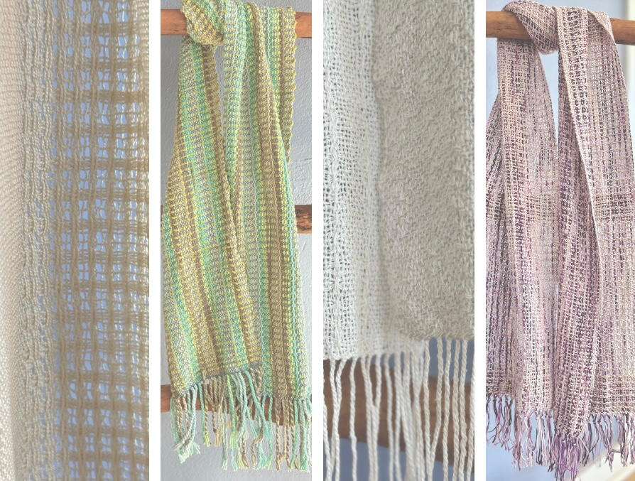 Weaving Loom Controlled Lace on a Rigid Heddle Loom Liz Gipson Fiber Arts on 4th 01