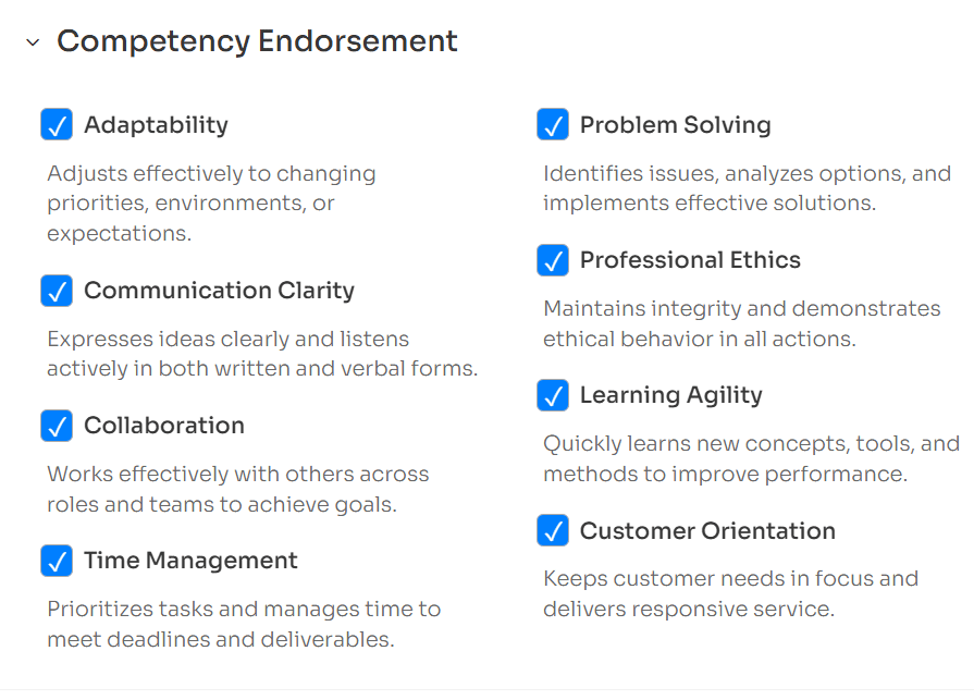 endorsement