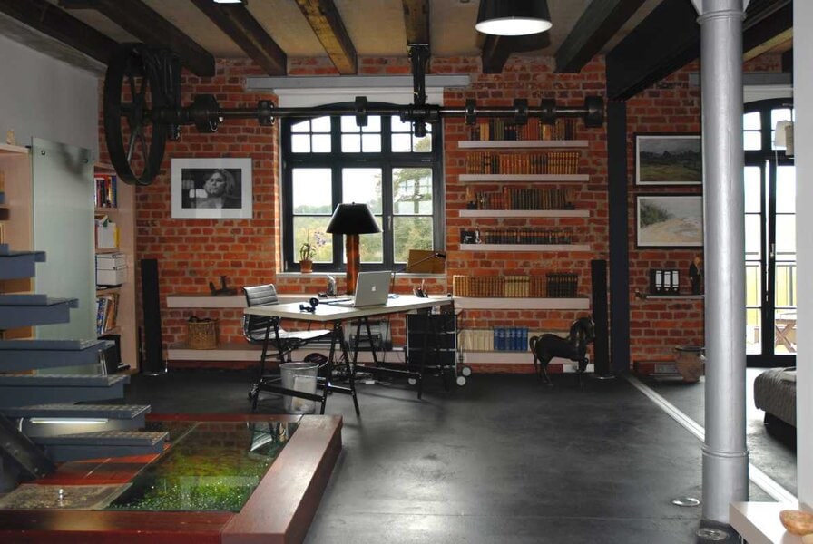 Wohnen im Loft hier Homeofice im Loft