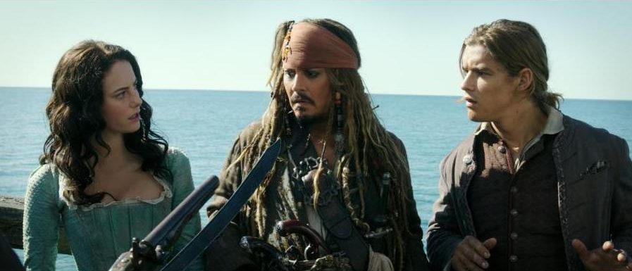 pirati dei caraibi vendetta di salazar - carina, jack, henry
