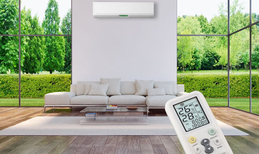 air conditioner turned on