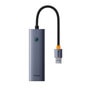 Baseus Flite Series 4 Port HUB Space Grey Metal baseuscolombo 14