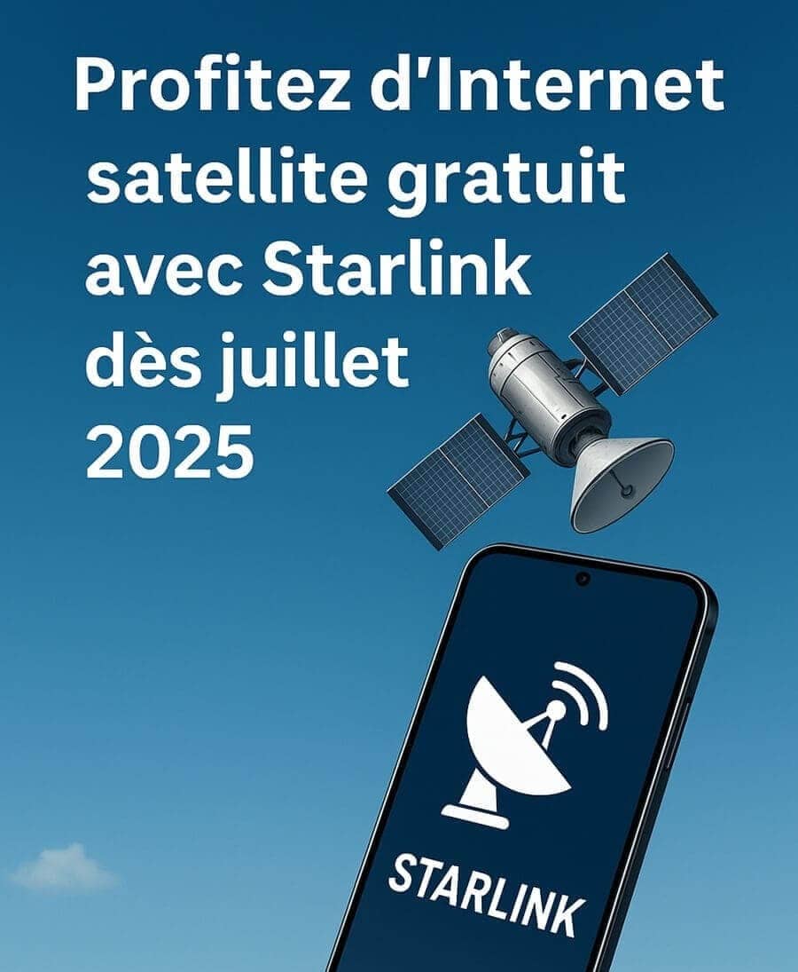 Internet satellite gratuit Starlink