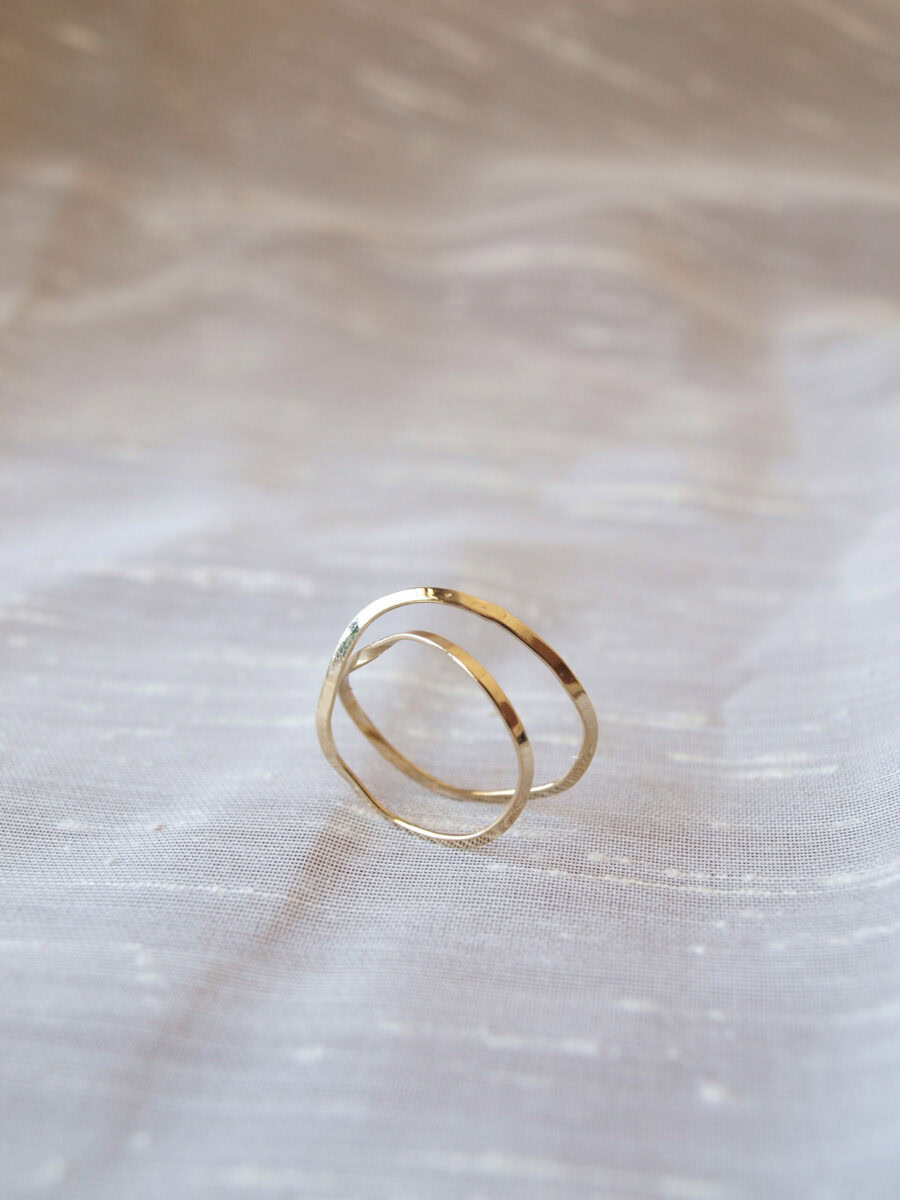 bague torsadée cercles unfold