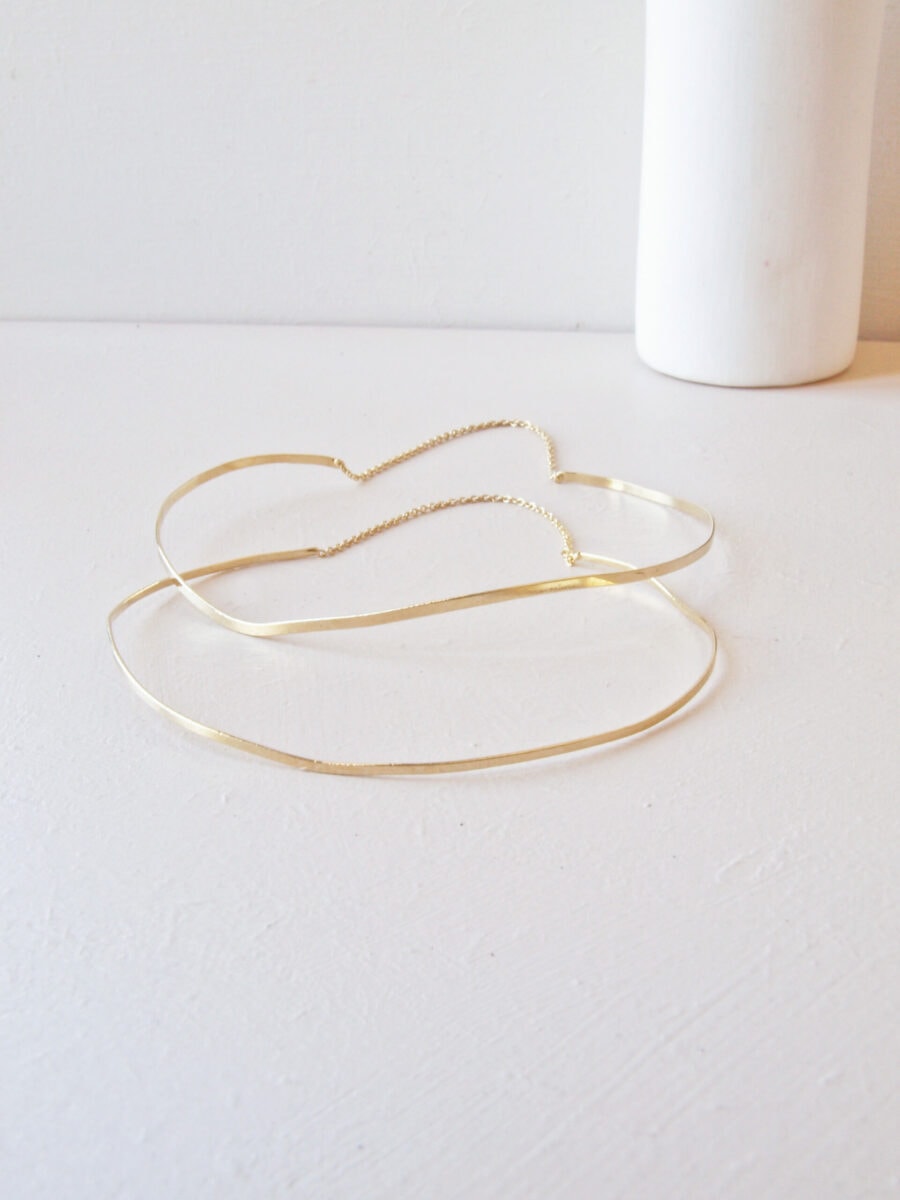 bracelet minimaliste l'or l'azur