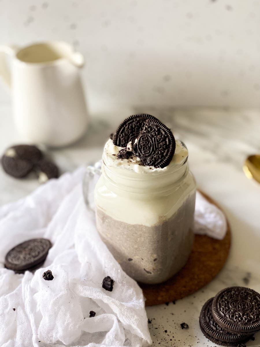 Tastiest Oreo Overnight Oats, Quick Breakfast Recipe