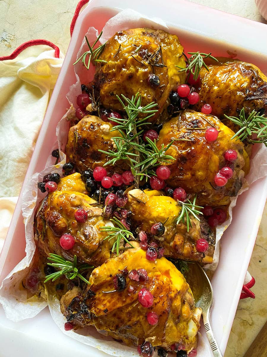 Cranberry Rosemary Chicken: The Delicious Christmas Feast