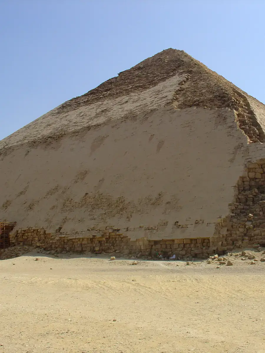 Bent Pyramid at Dahshur Necropolis