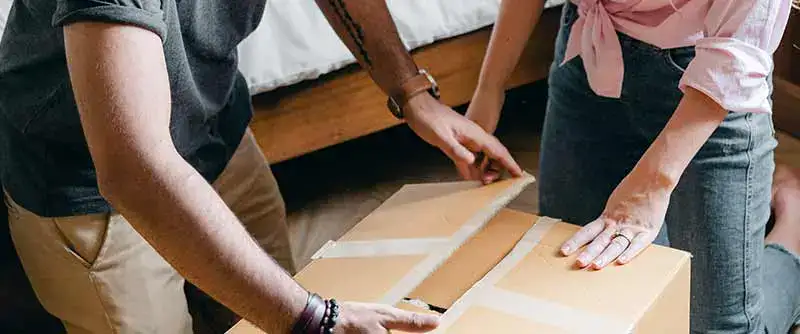 friends helping to pack