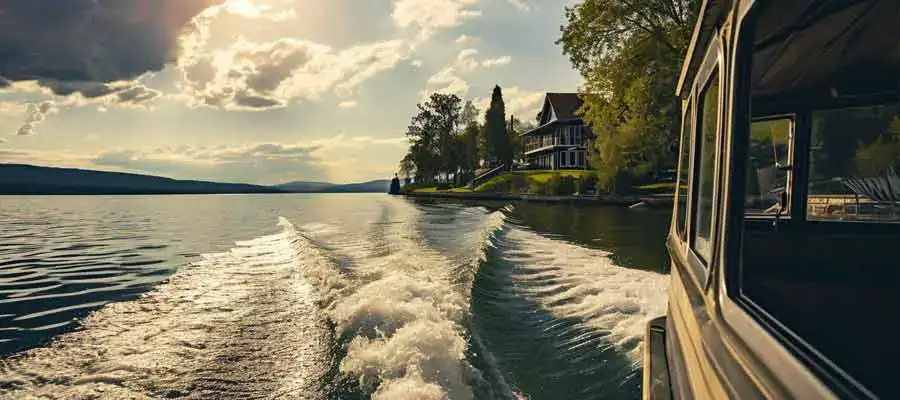 living by the lake