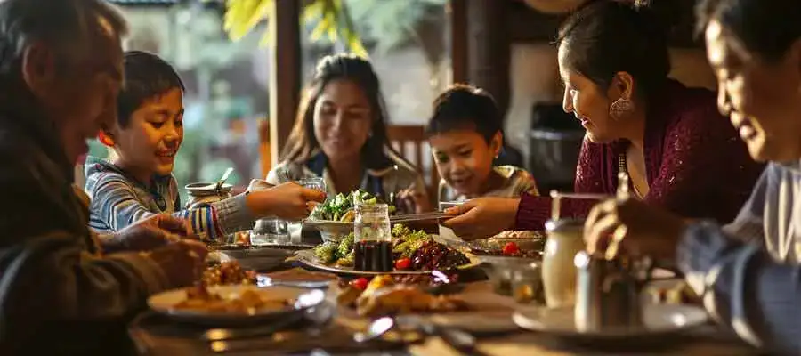 various of cultural and restaurant types