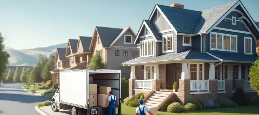 MOVERS ARRIVE AT DENVER HOME CO