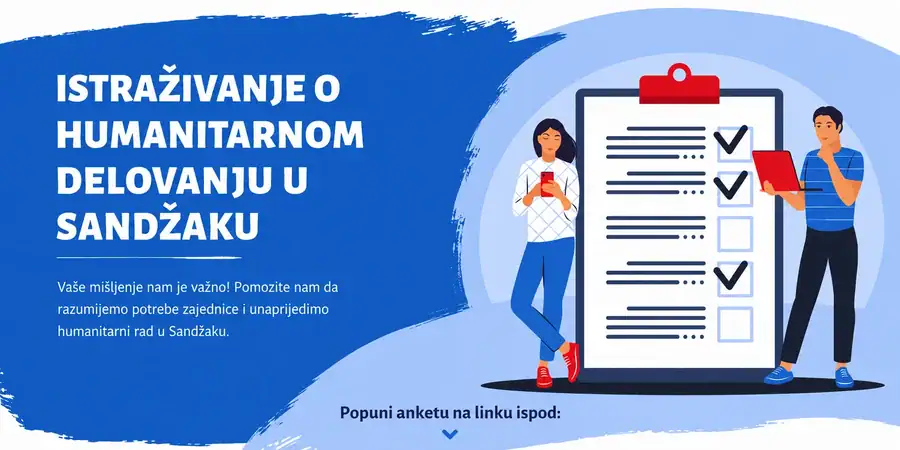 Vaše mišljenje je važno – Anketa o humanitarnom djelovanju