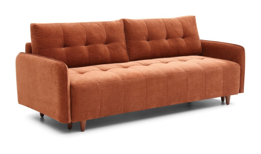 KY518 FELIX SOFABED TERRACOTTA CHENILLE CUTOUT SQ 11 (1)