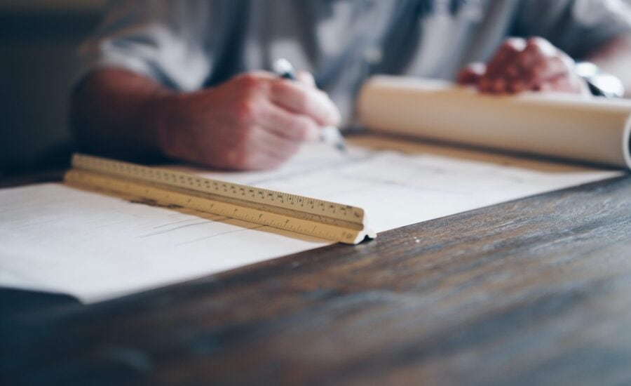 daniel-mccullough--FPFq_trr2Y-unsplash Architects tools of trade Scale, Pencil and Butter paper