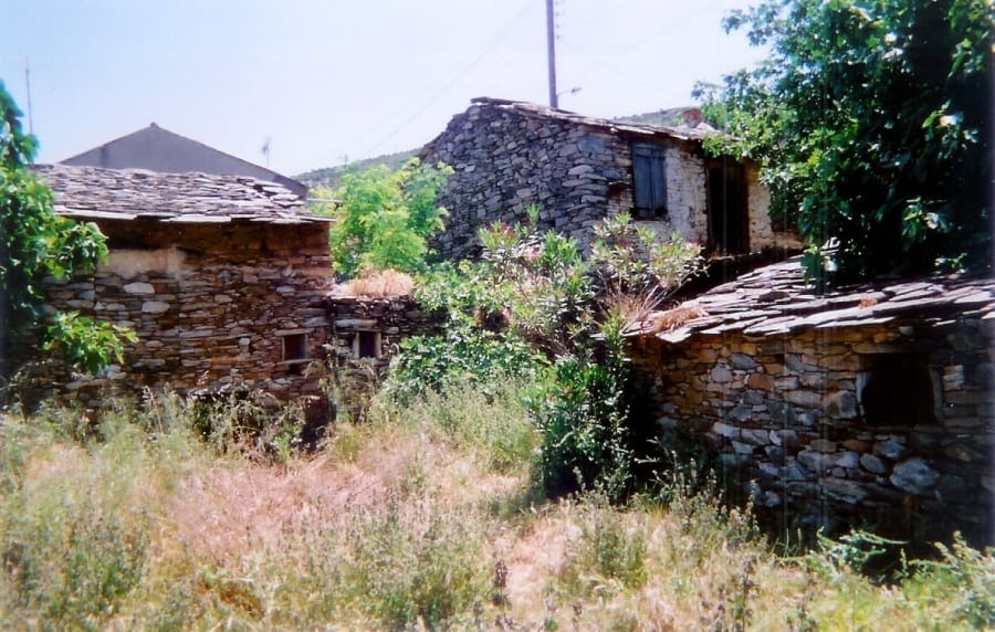 Evia Koskina land and derelict outbuildings