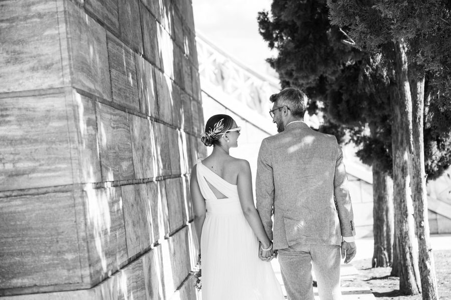 Wedding photography at National Library of Greece