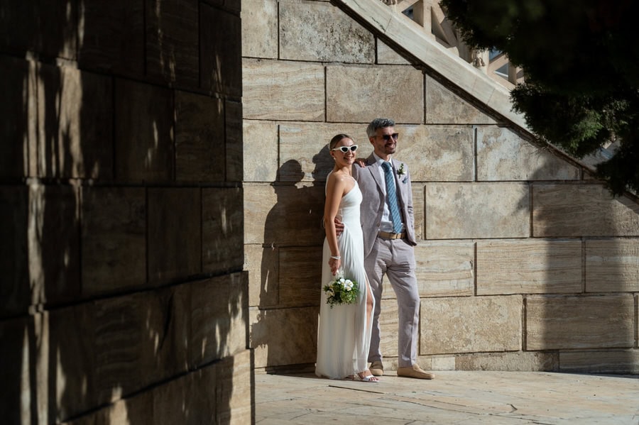 Wedding photography at National Library of Greece