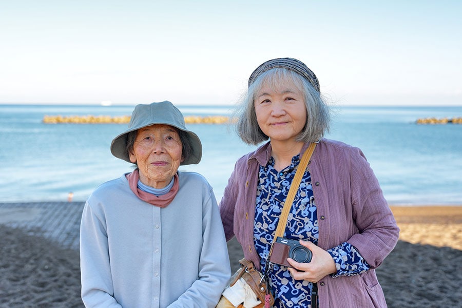 久しぶり、日本海