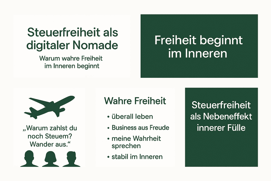 Steuerfreiheit als Nebeneffekt innerer Fülle