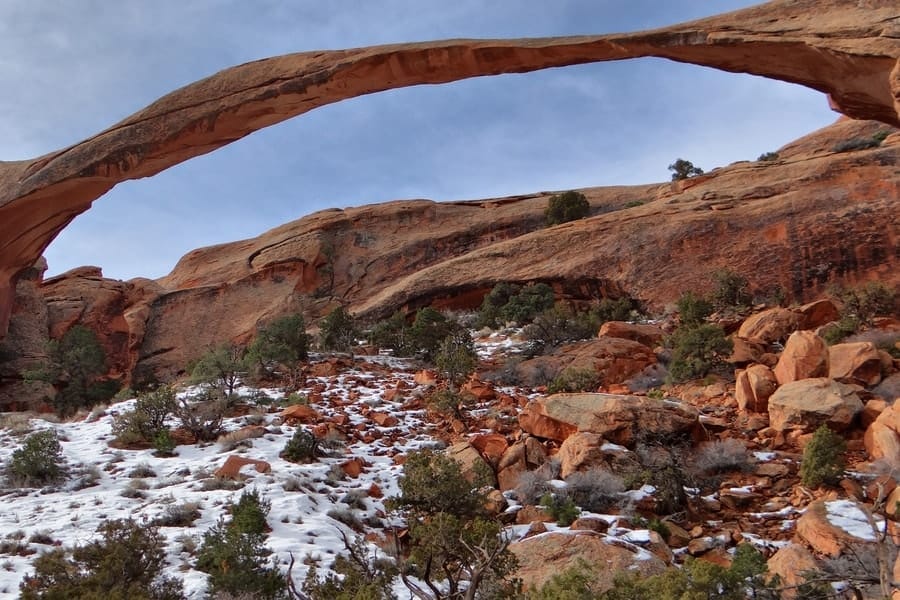 Arches National Park in Winter