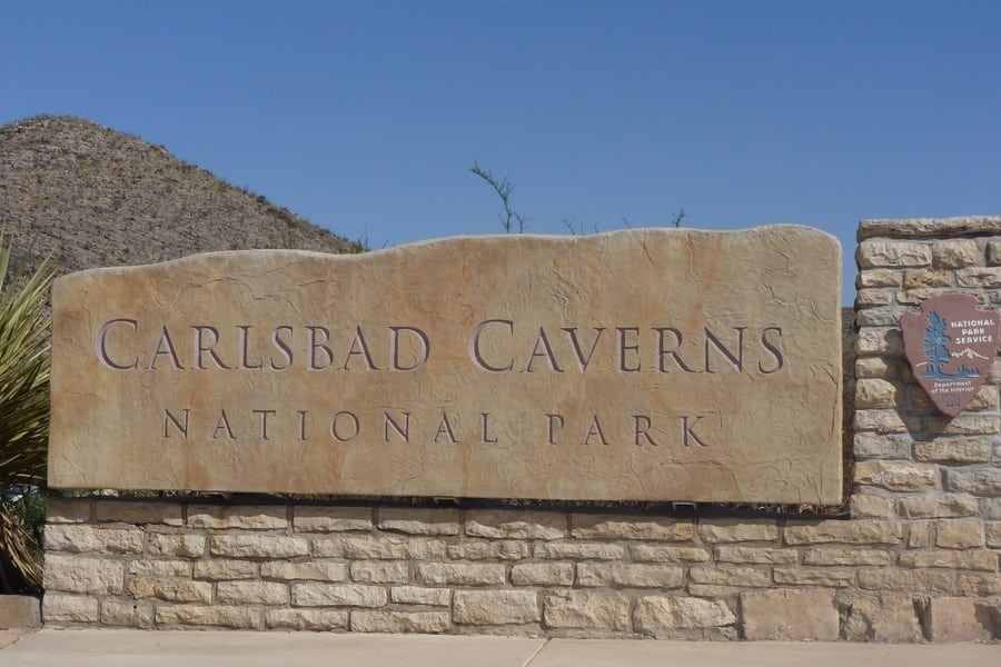 Carlsbad Caverns marker